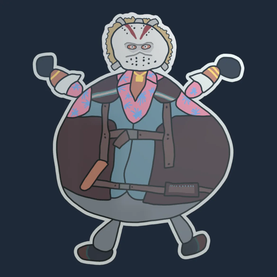 Sticker | Poorly Drawn Bloody Darryl