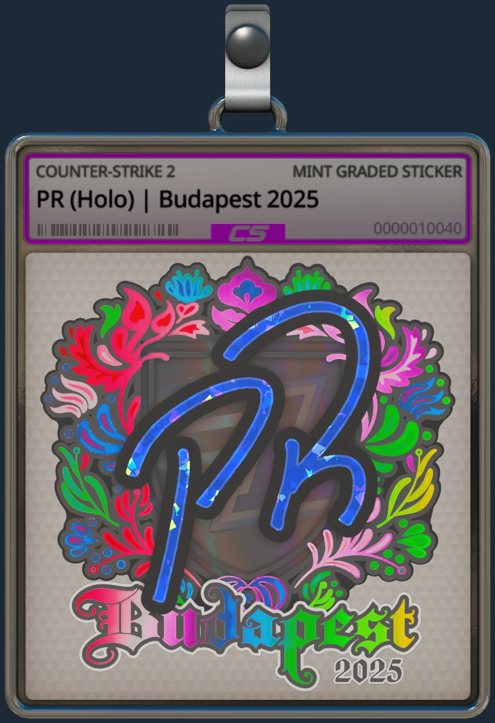 Sticker | PR (Holo) | Budapest 2025