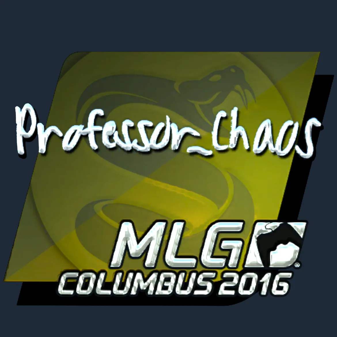Sticker | Professor_Chaos (Foil) | MLG Columbus 2016