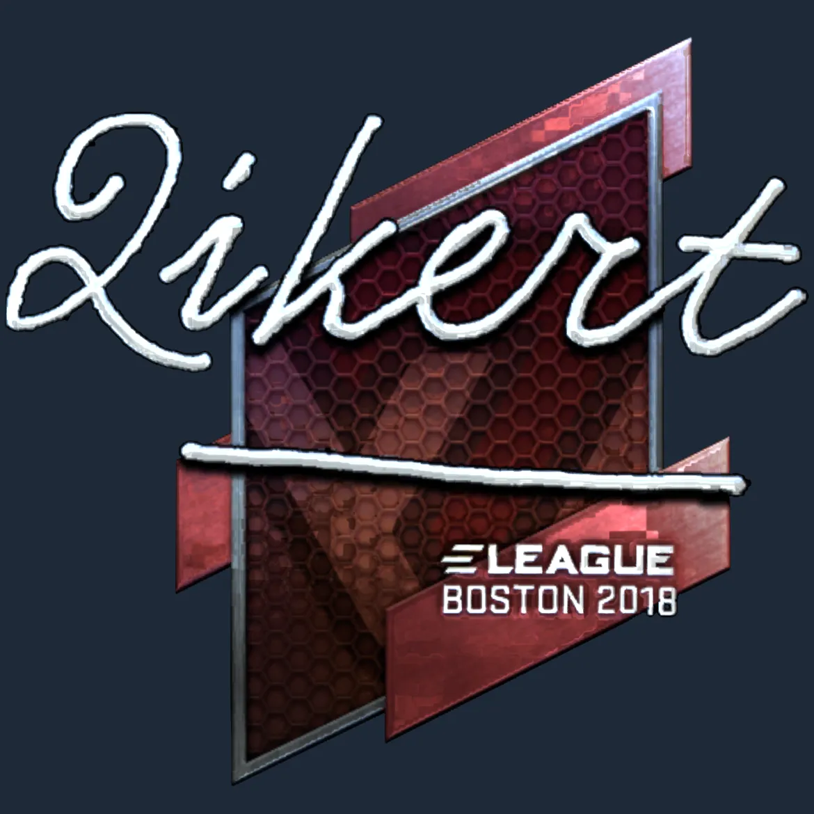 Sticker | qikert (Foil) | Boston 2018