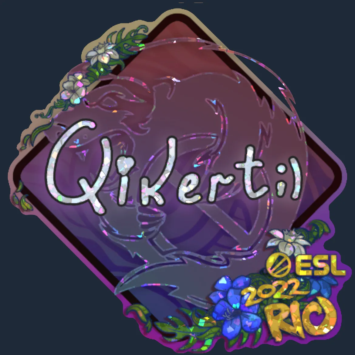 Sticker | qikert (Glitter) | Rio 2022