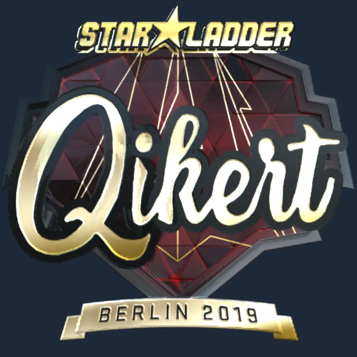 Sticker | qikert (Gold) | Berlin 2019