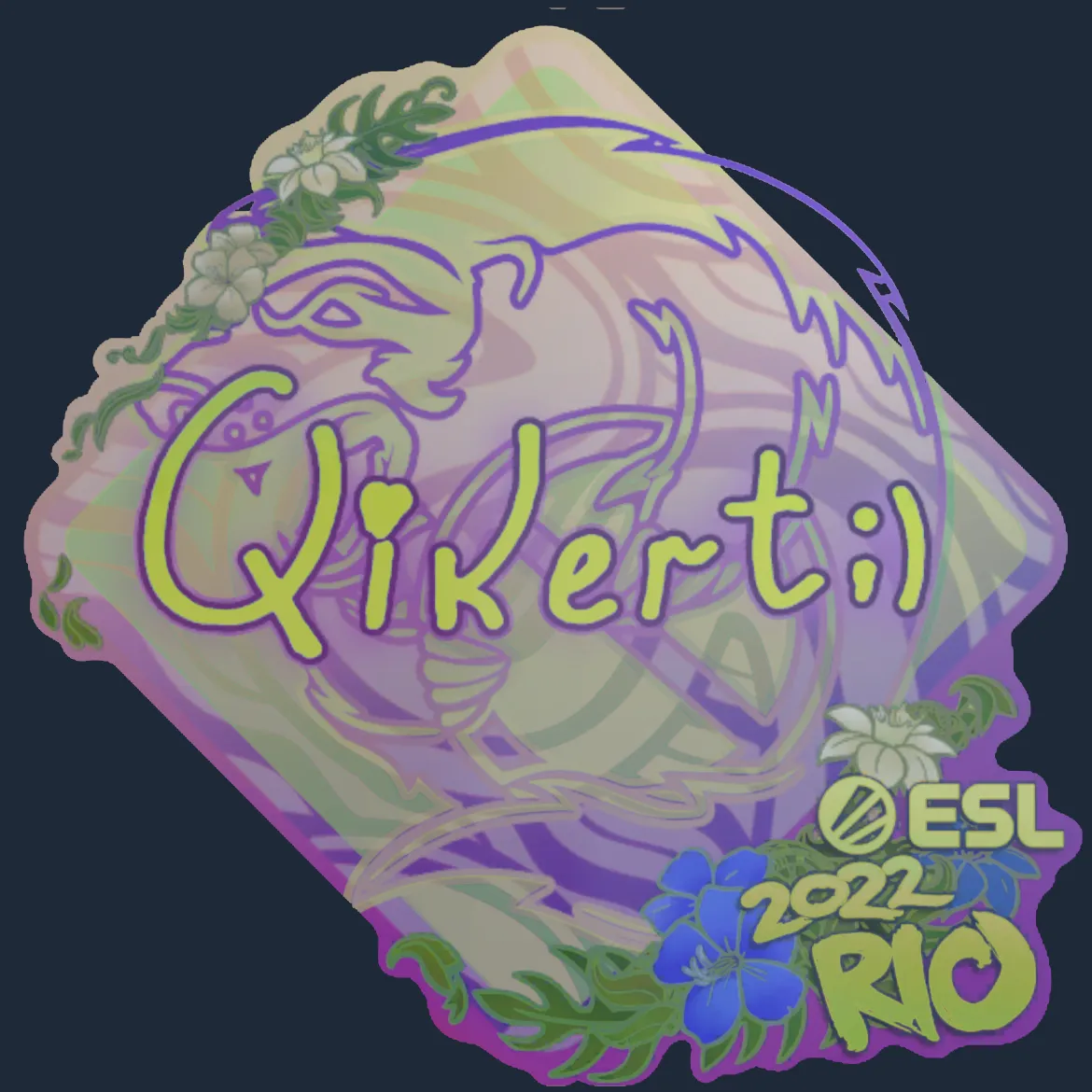 Sticker | qikert (Holo) | Rio 2022