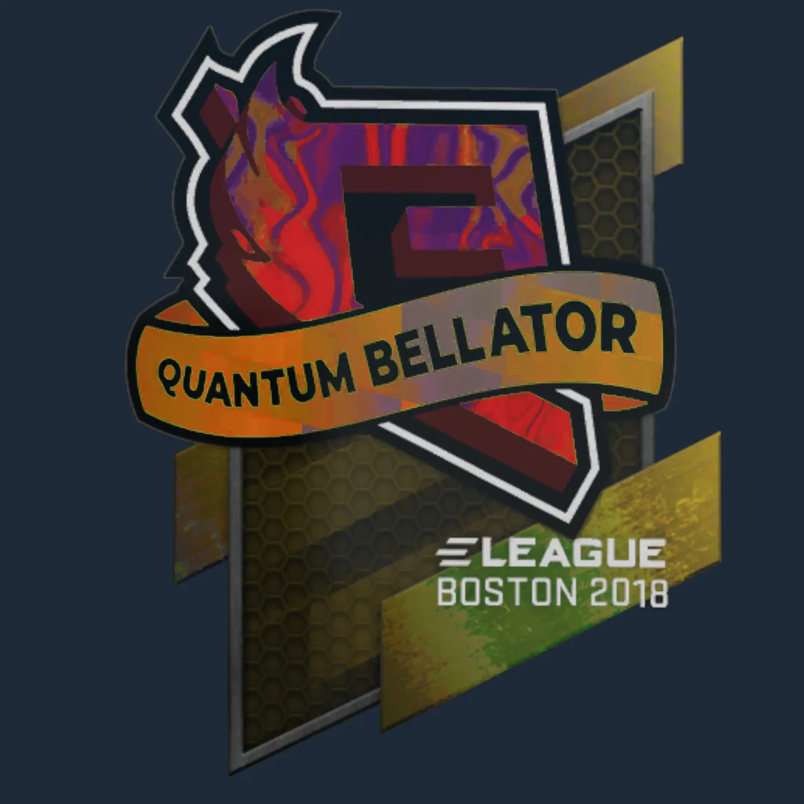 Sticker | Quantum Bellator Fire (Holo) | Boston 2018
