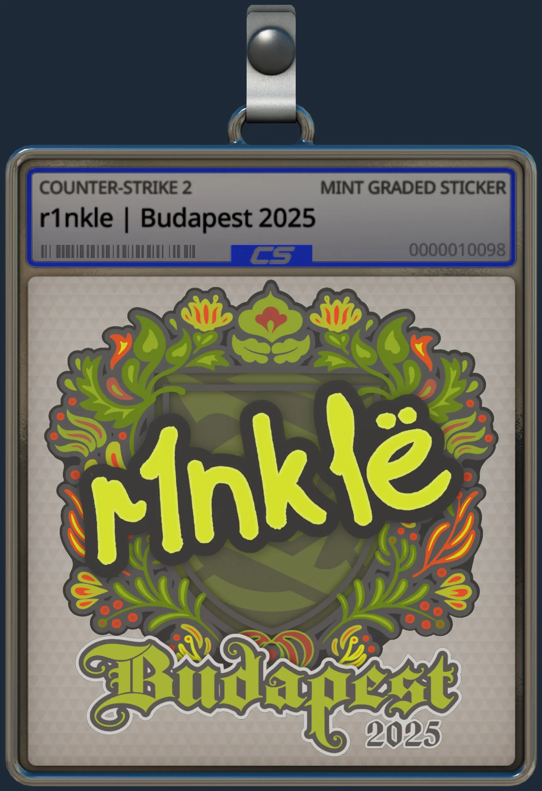 Sticker | r1nkle | Budapest 2025