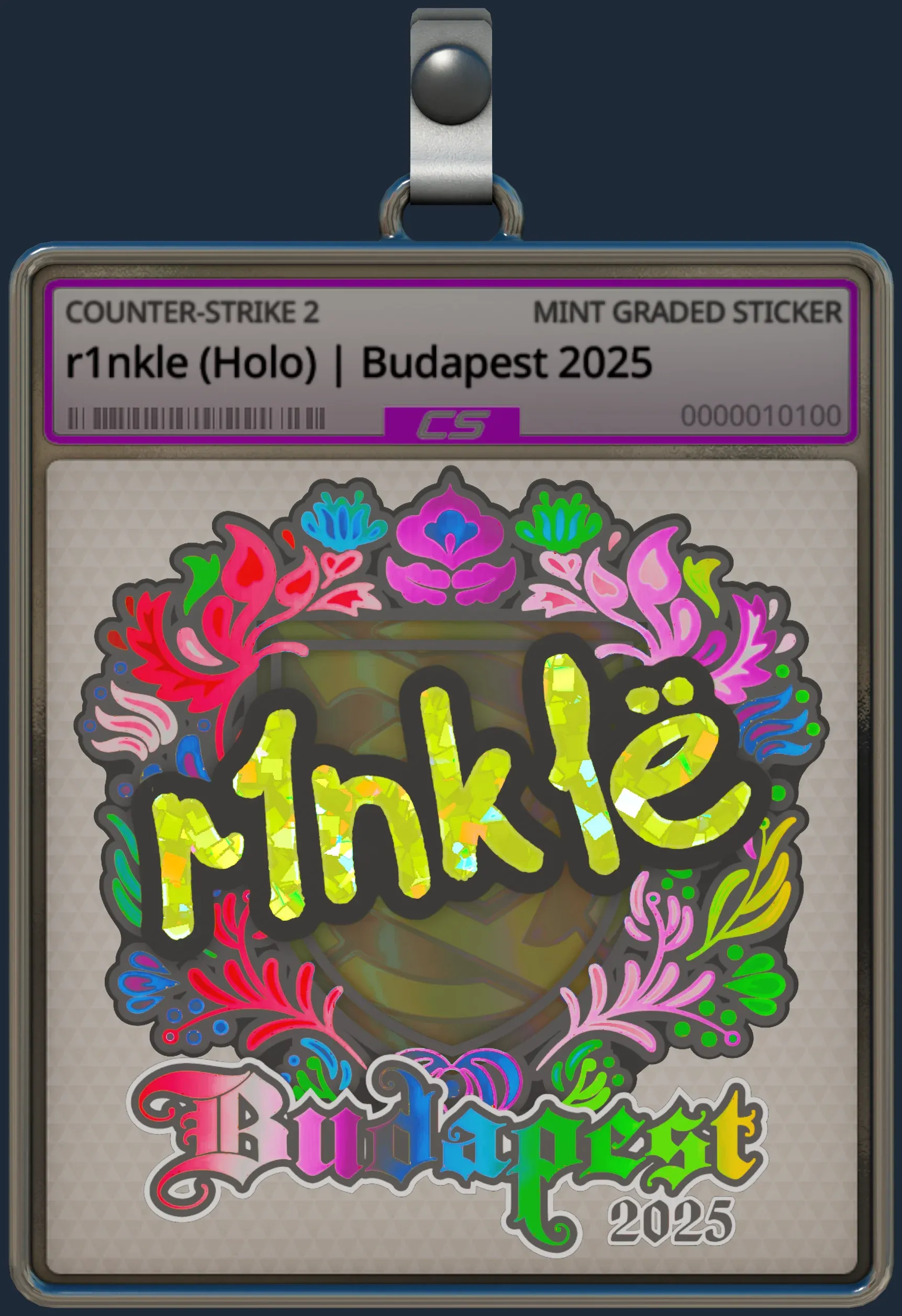 Sticker | r1nkle (Holo) | Budapest 2025
