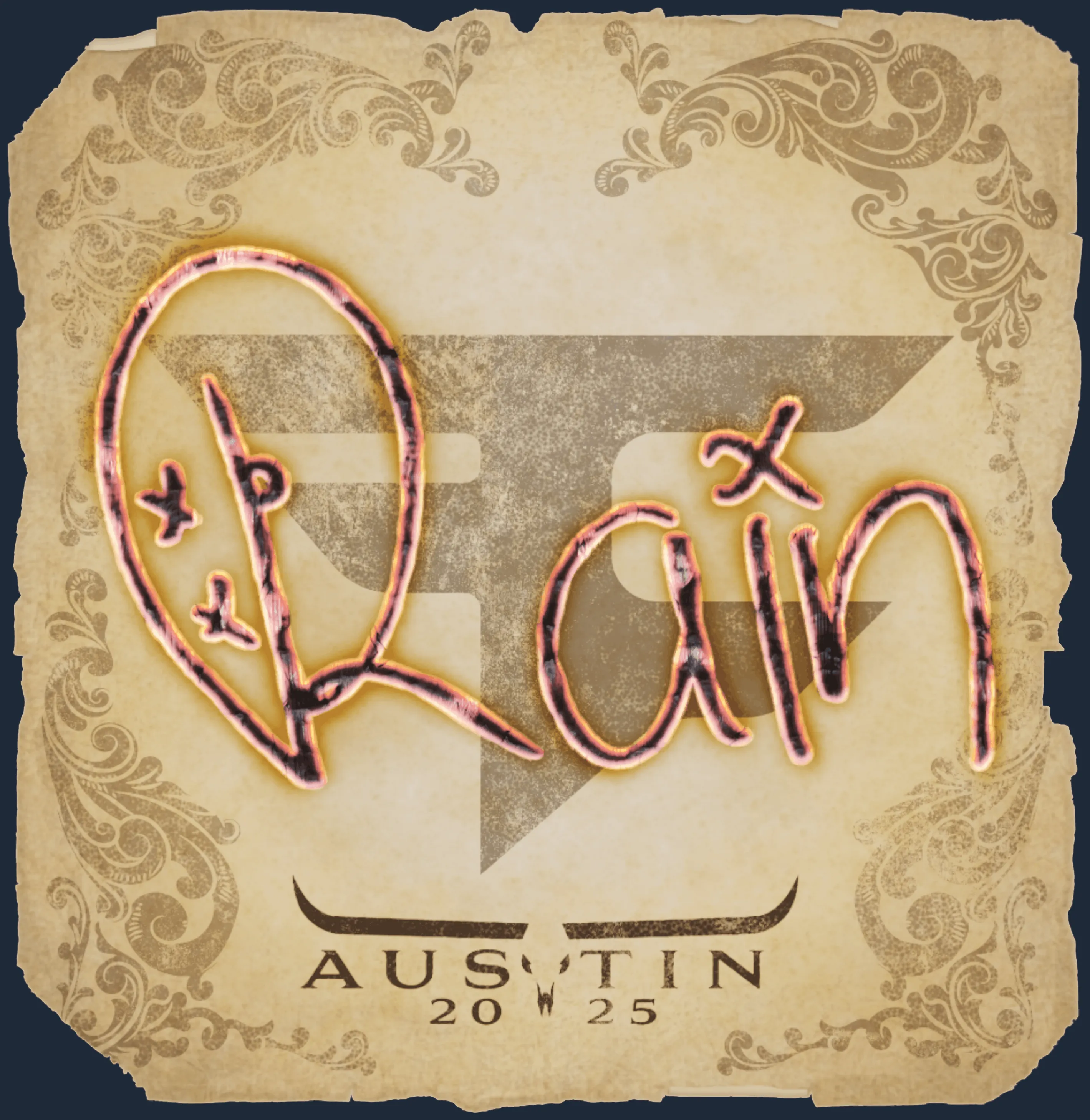 Sticker | rain | Austin 2025