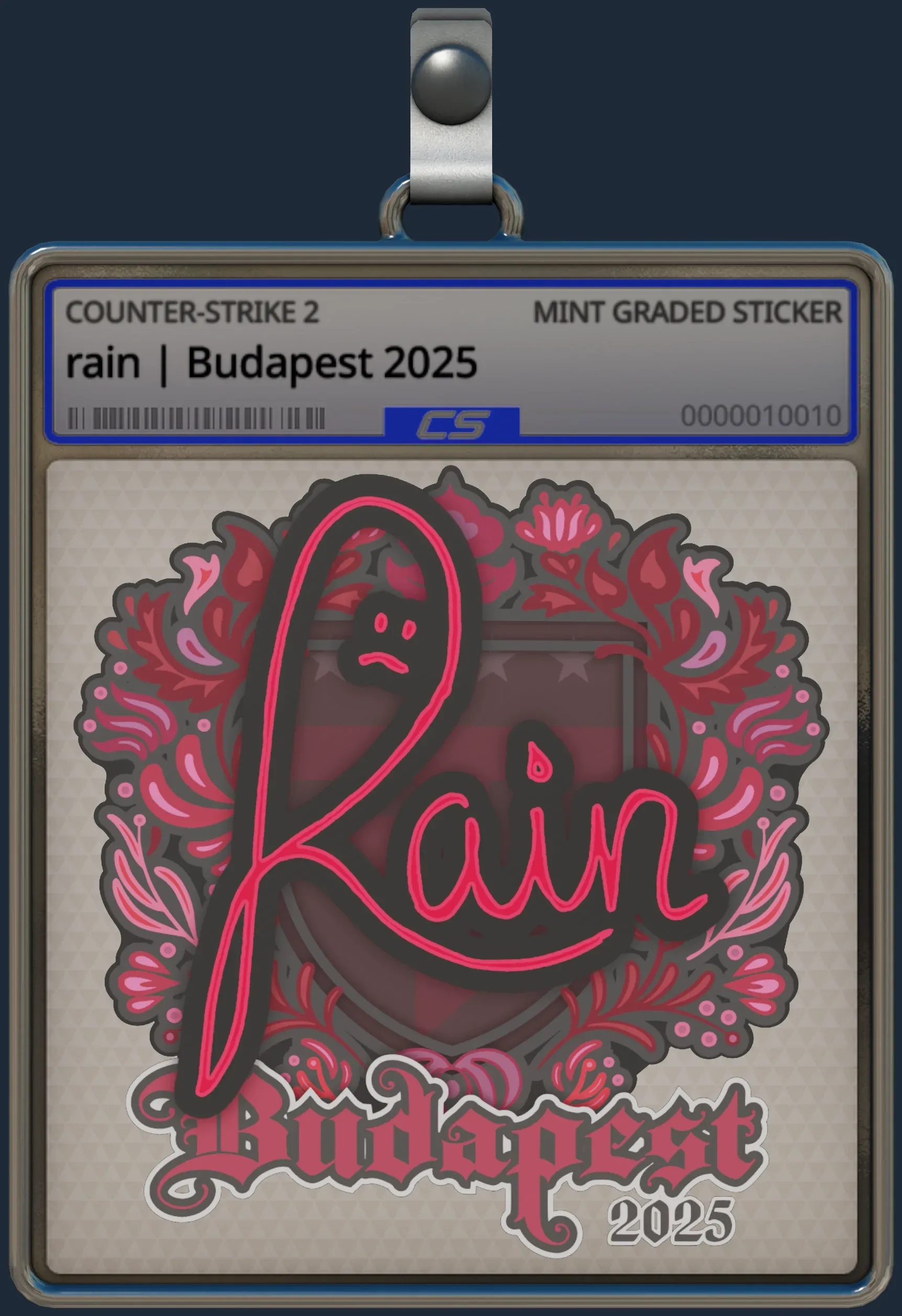 Sticker | rain | Budapest 2025