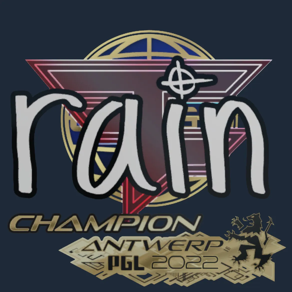 Sticker | rain (Champion) | Antwerp 2022