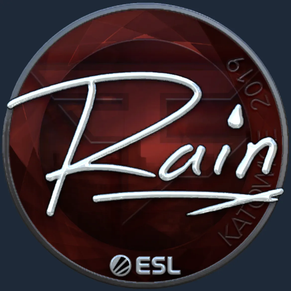 Sticker | rain (Foil) | Katowice 2019