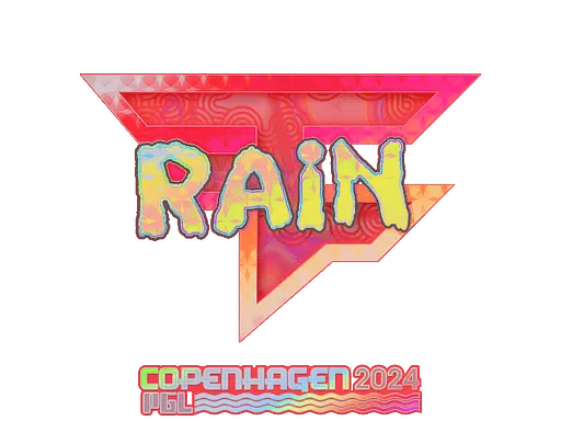 Sticker | rain (Holo) | Copenhagen 2024