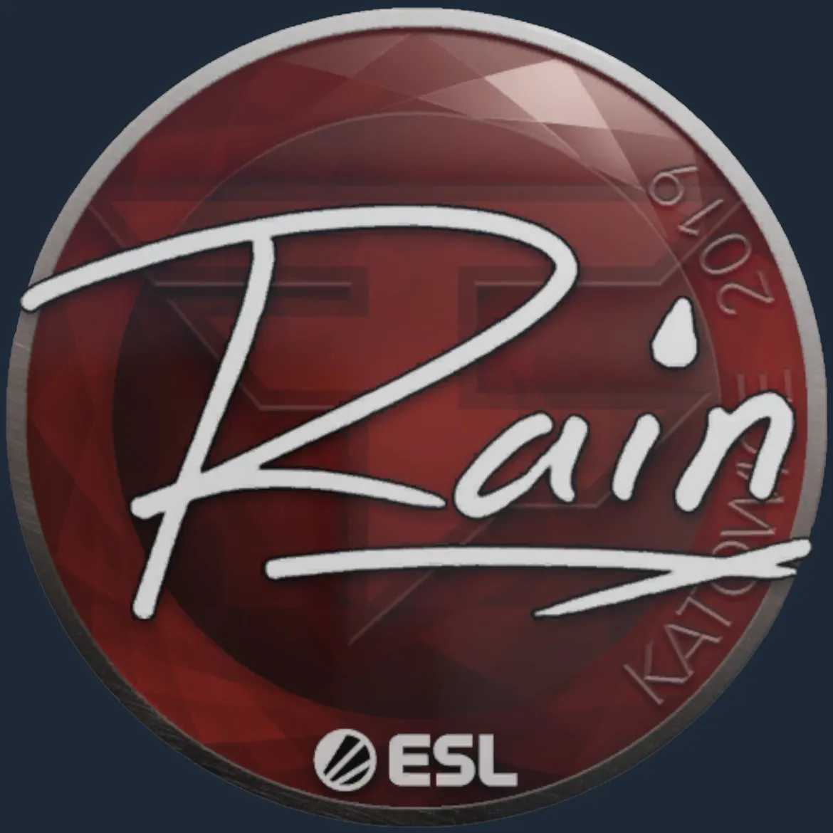 Sticker | rain | Katowice 2019