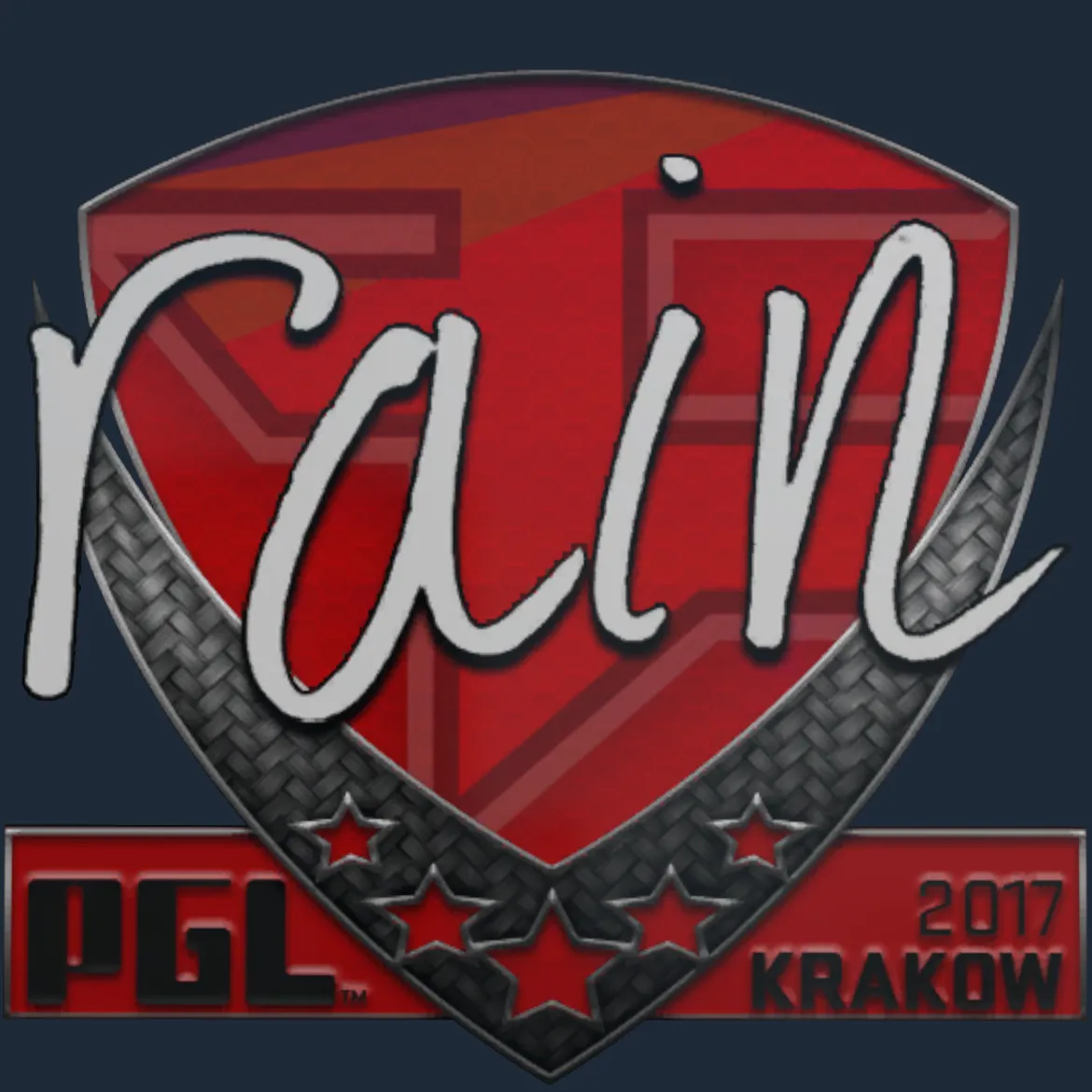 Sticker | rain | Krakow 2017