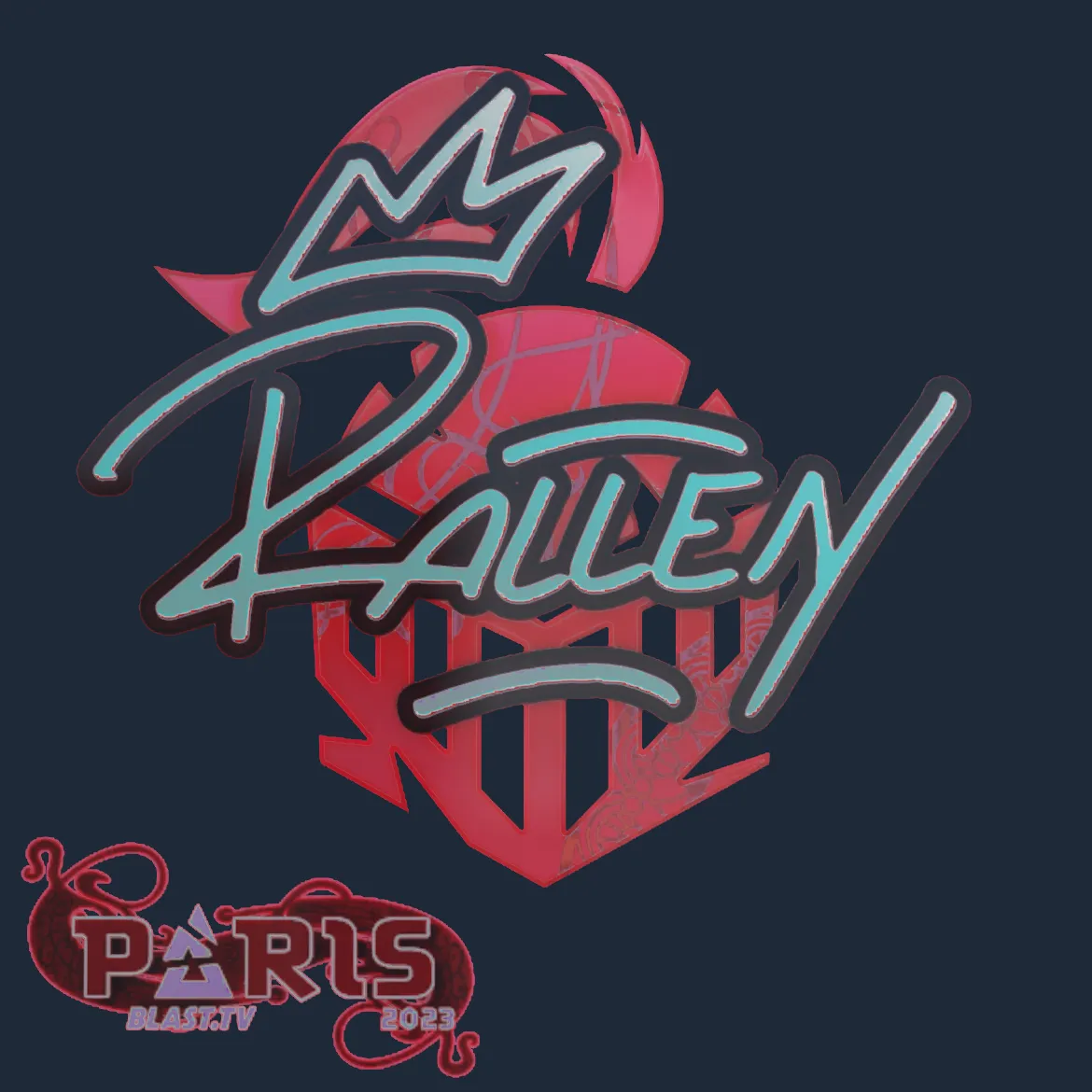Sticker | rallen (Holo) | Paris 2023