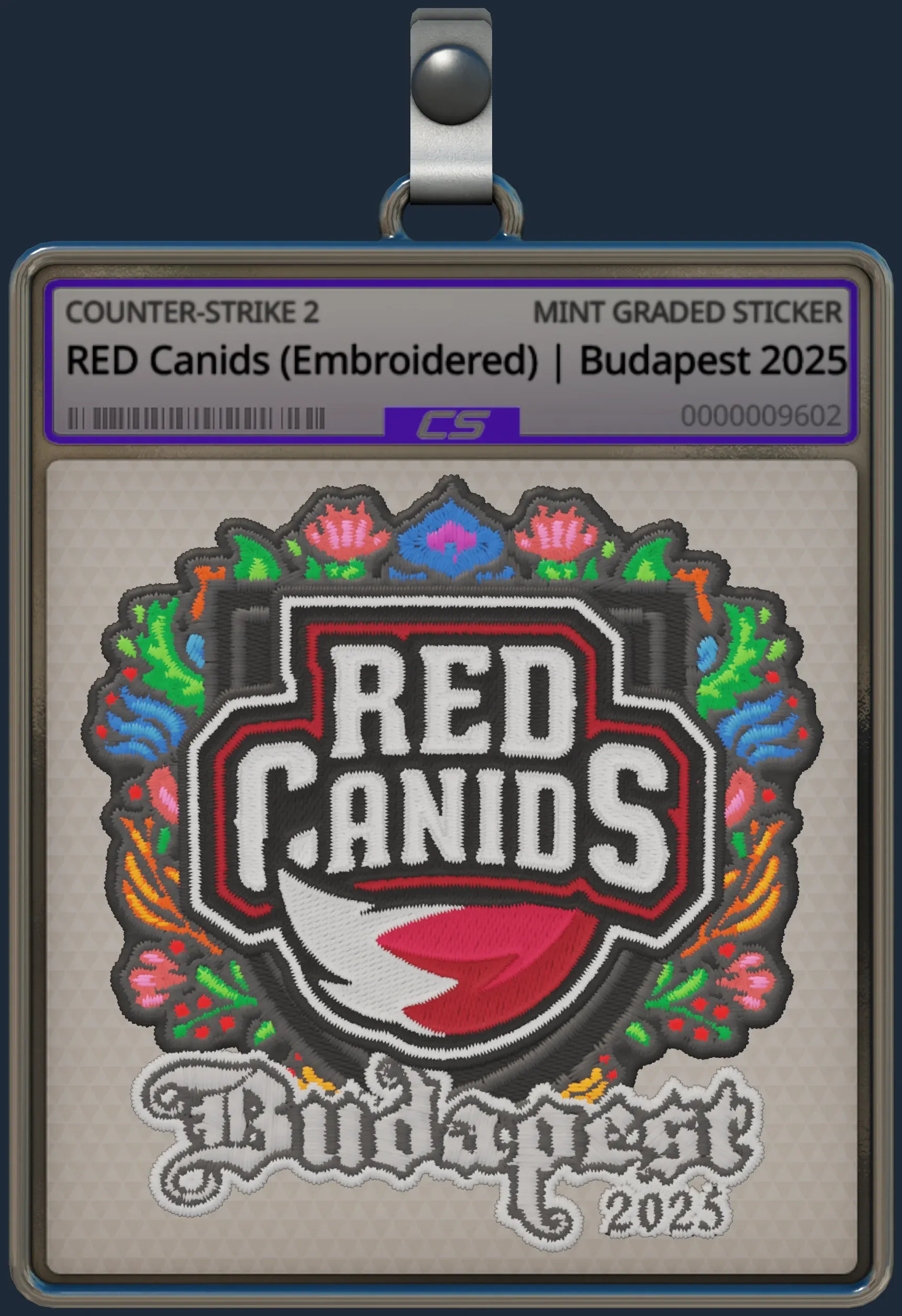 Sticker | RED Canids (Embroidered) | Budapest 2025