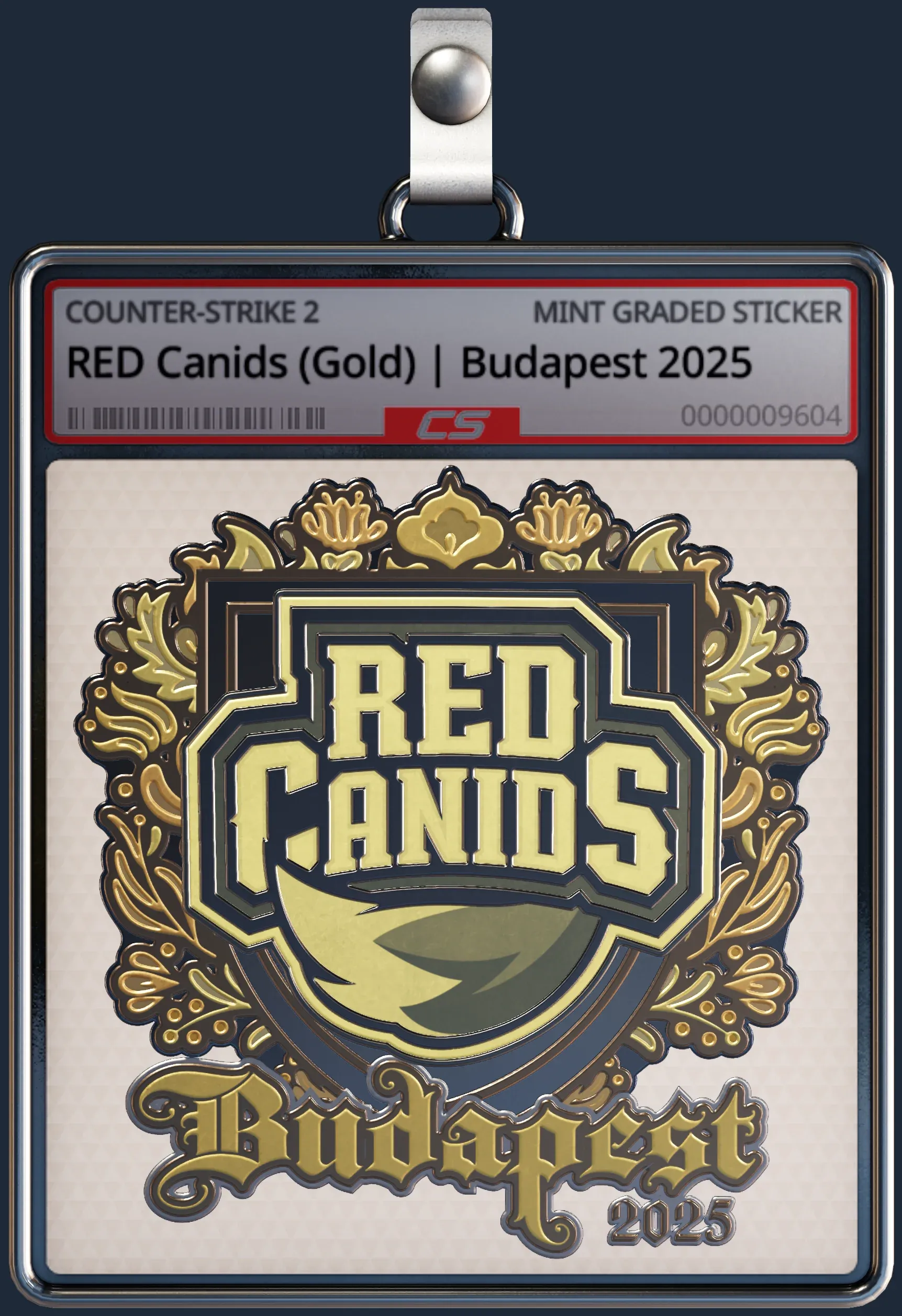 Sticker | RED Canids (Gold) | Budapest 2025