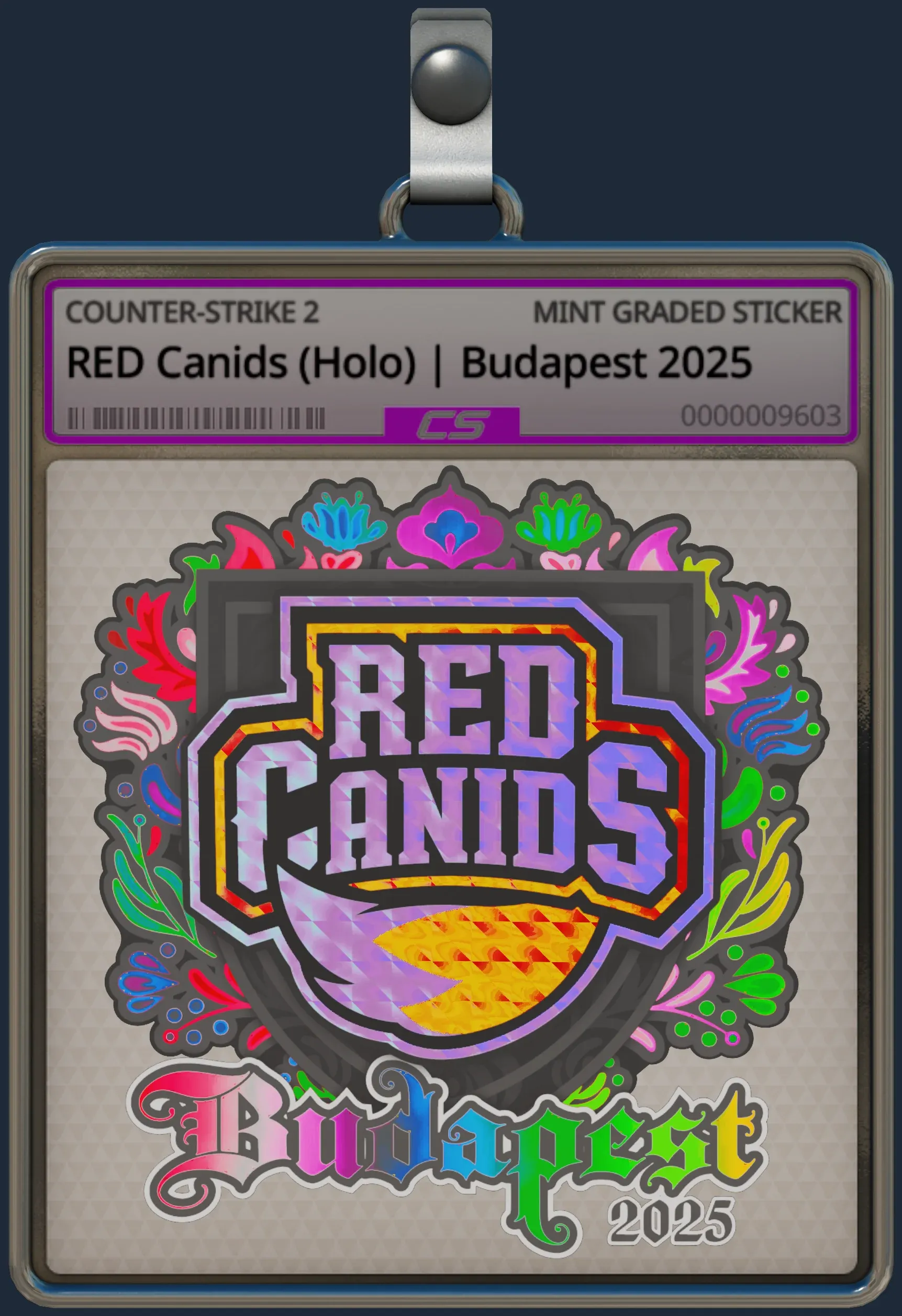 Sticker | RED Canids (Holo) | Budapest 2025