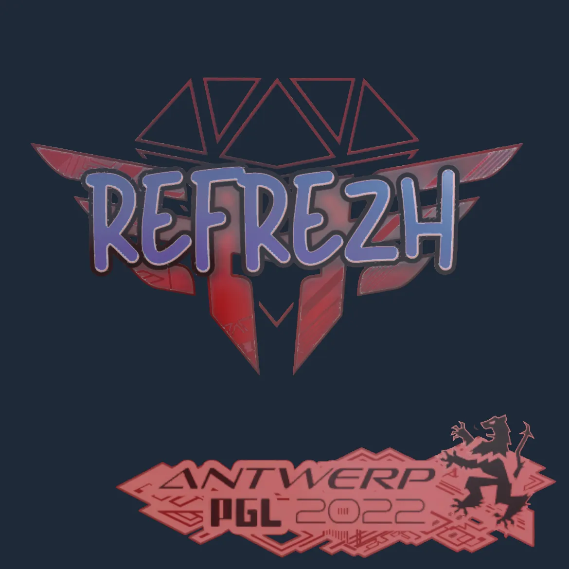 Sticker | refrezh (Holo) | Antwerp 2022