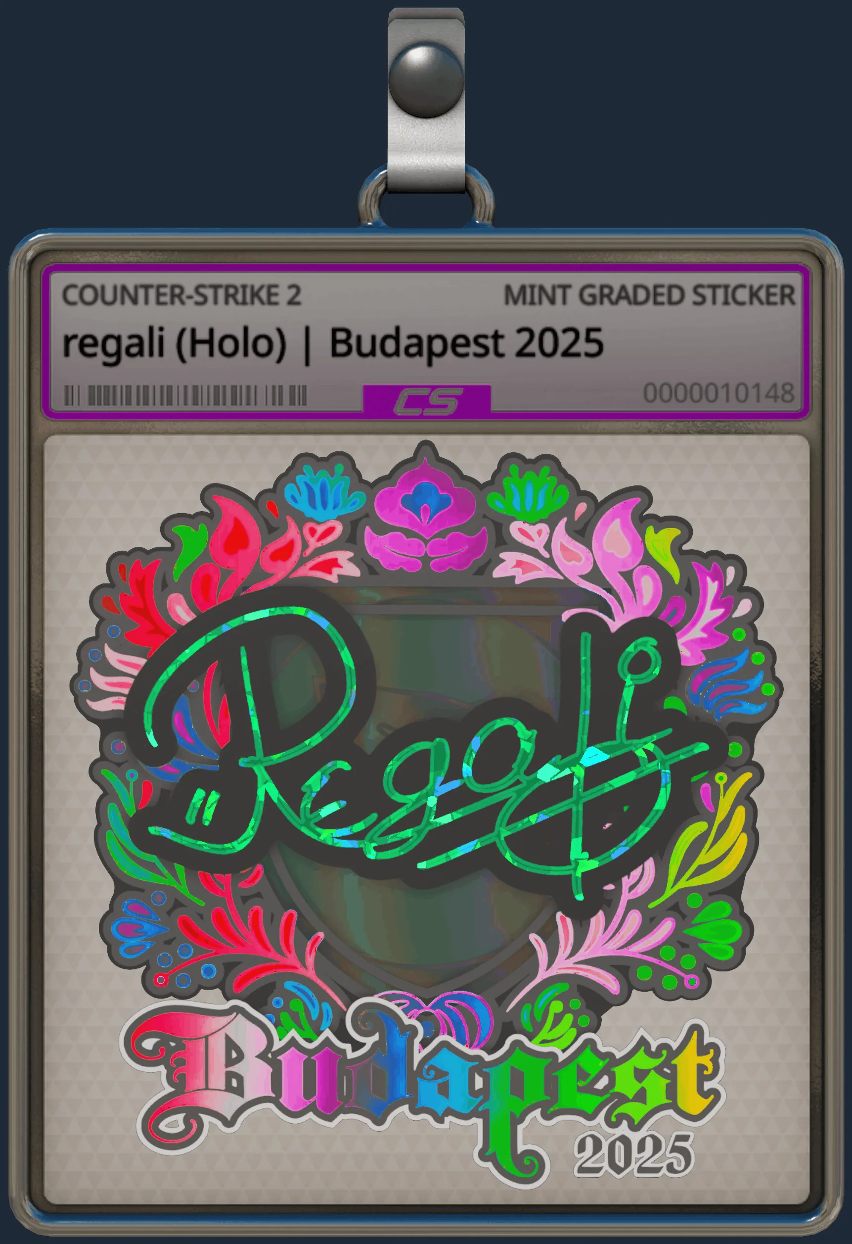 Sticker | regali (Holo) | Budapest 2025
