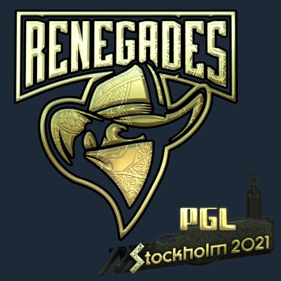 Sticker | Renegades (Gold) | Stockholm 2021