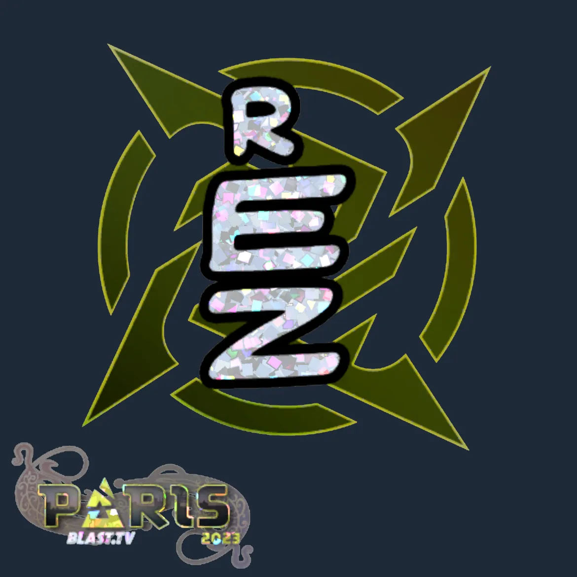 Sticker | REZ (Glitter) | Paris 2023