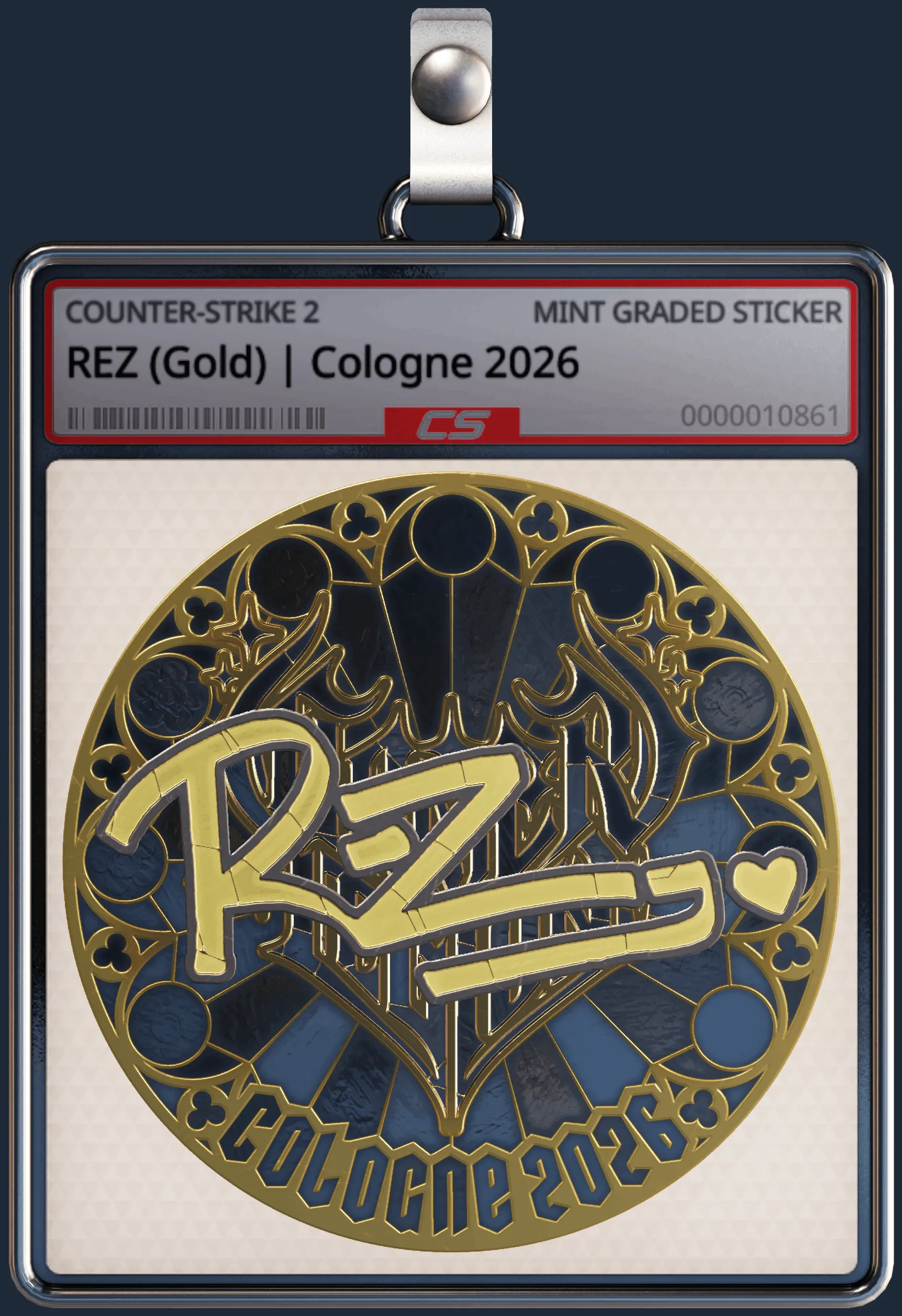 Sticker | REZ (Gold) | Cologne 2026