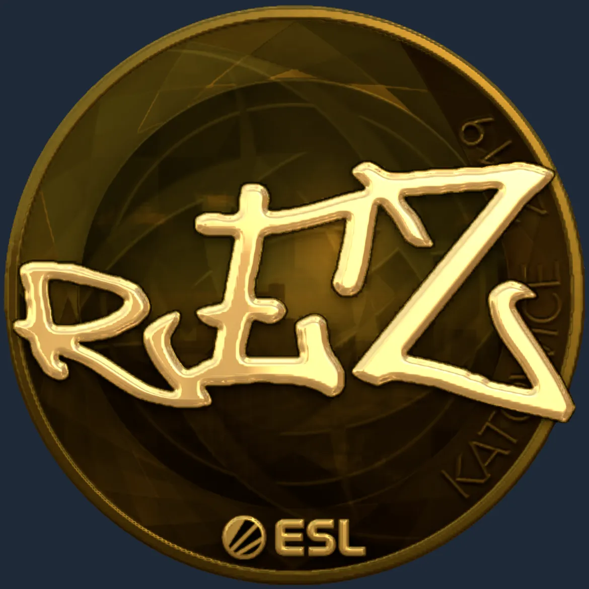 Sticker | REZ (Gold) | Katowice 2019