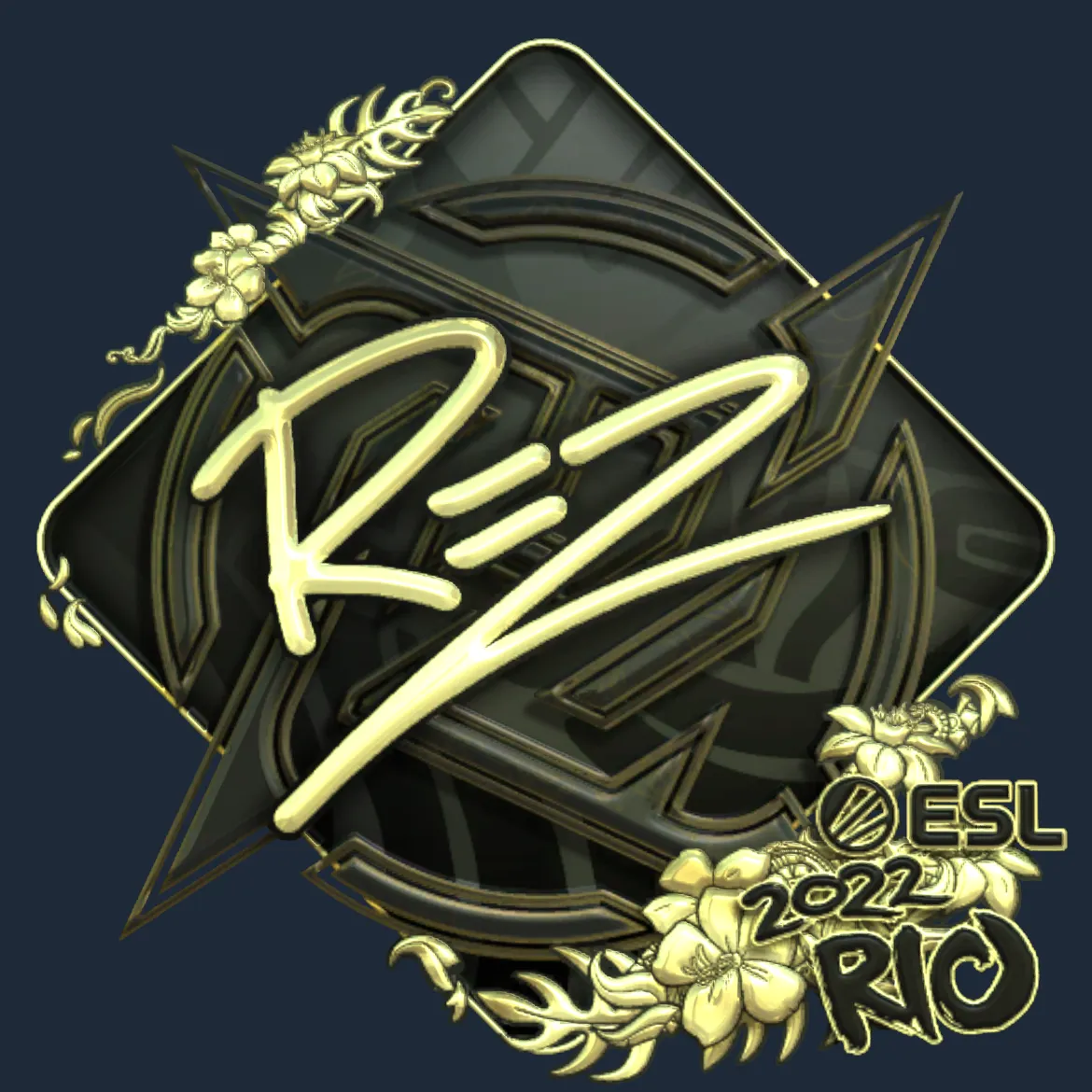 Sticker | REZ (Gold) | Rio 2022