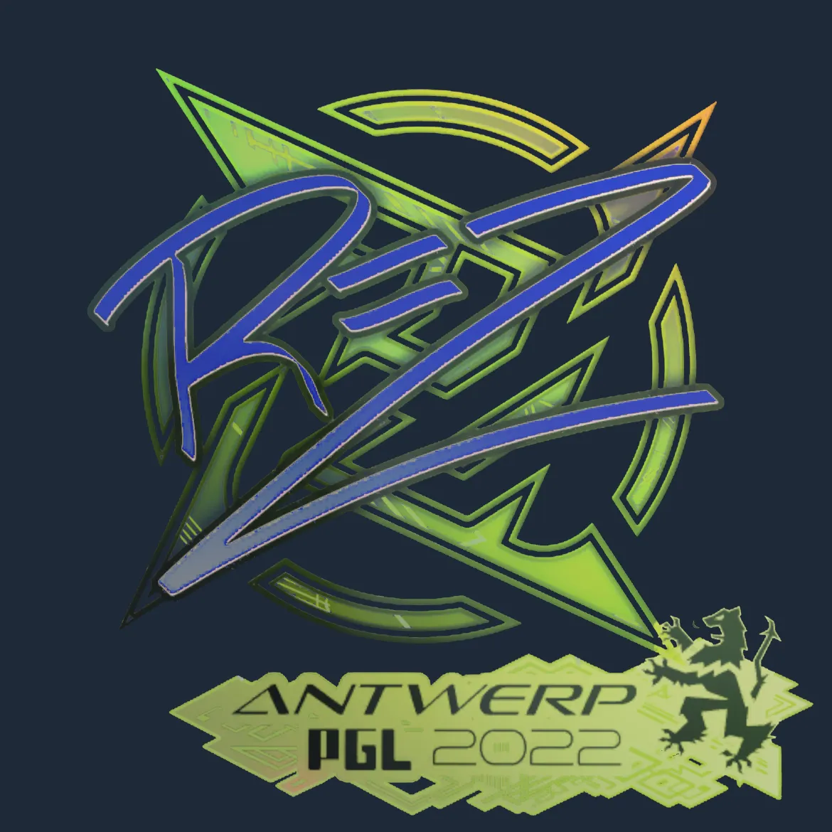 Sticker | REZ (Holo) | Antwerp 2022