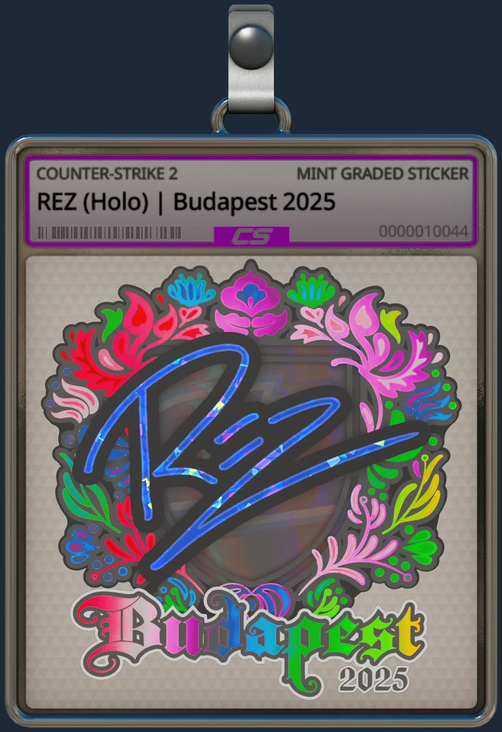 Sticker | REZ (Holo) | Budapest 2025