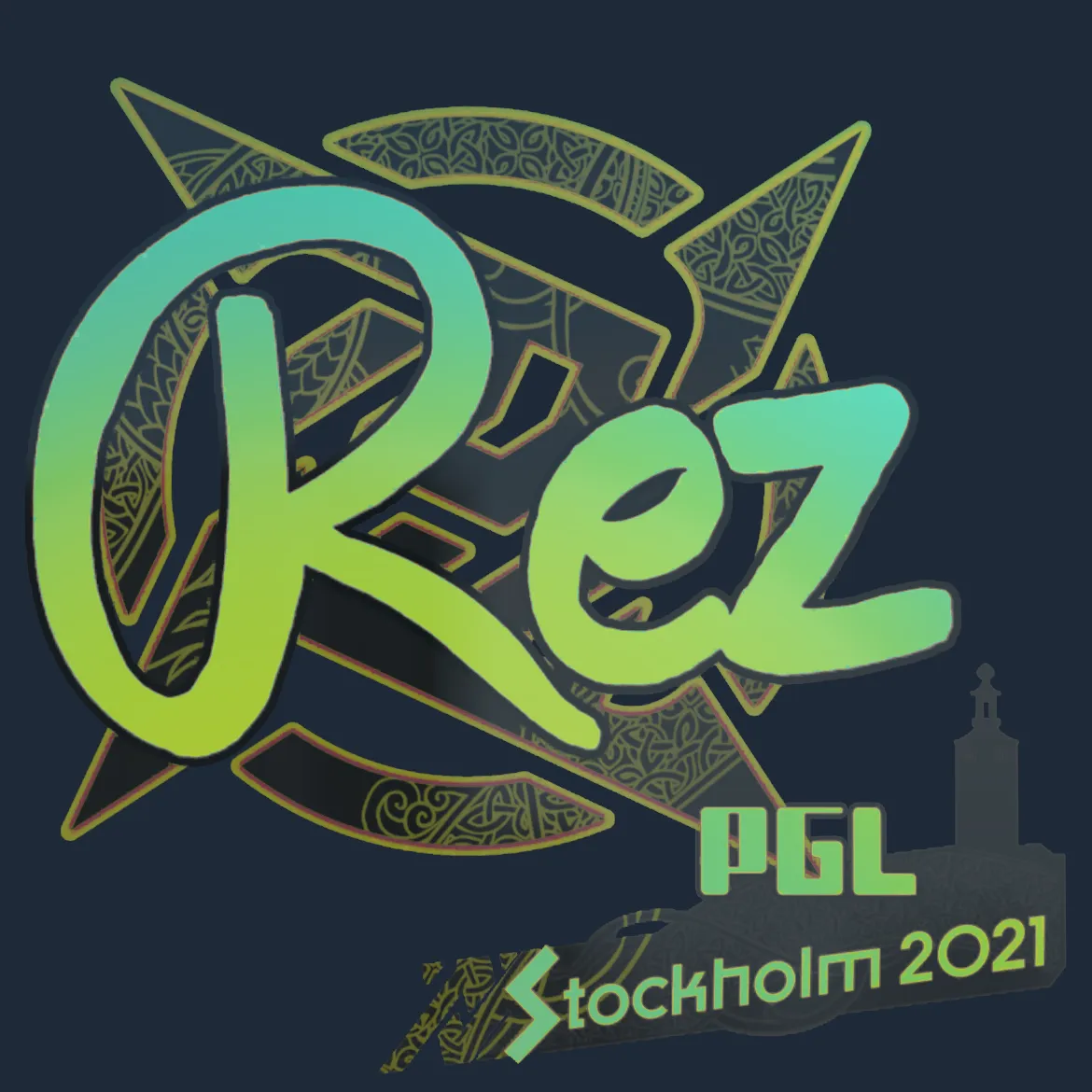 Sticker | REZ (Holo) | Stockholm 2021