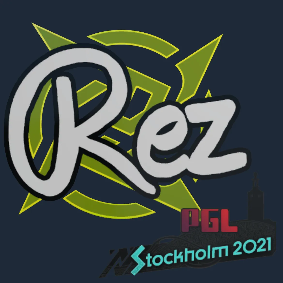 Sticker | REZ | Stockholm 2021