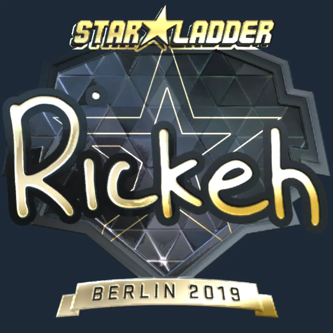 Sticker | Rickeh (Gold) | Berlin 2019
