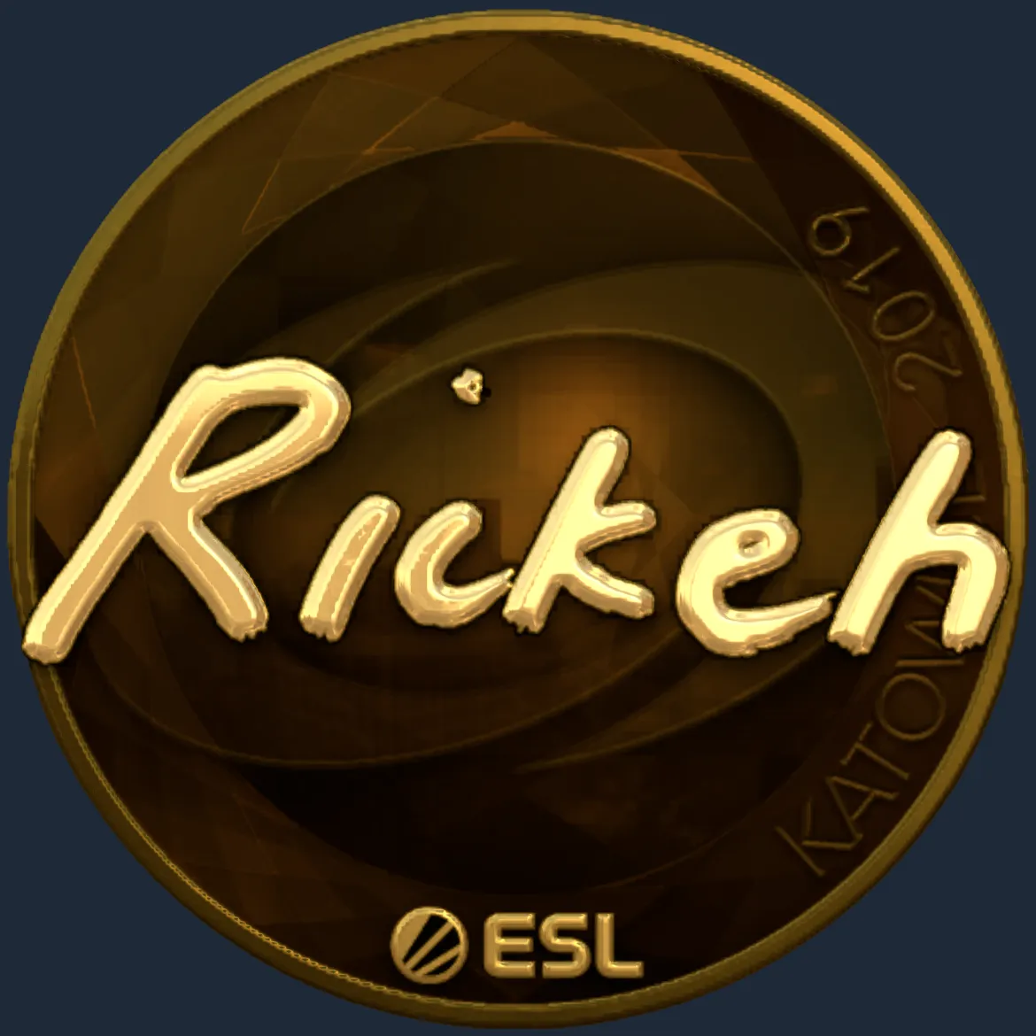 Sticker | Rickeh (Gold) | Katowice 2019