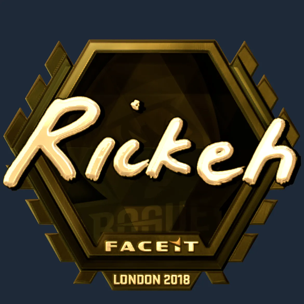 Sticker | Rickeh (Gold) | London 2018