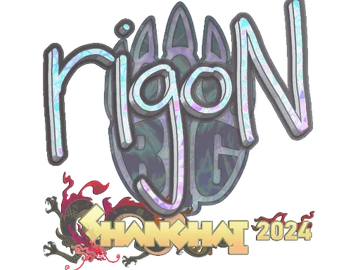 Sticker | rigoN (Holo) | Shanghai 2024