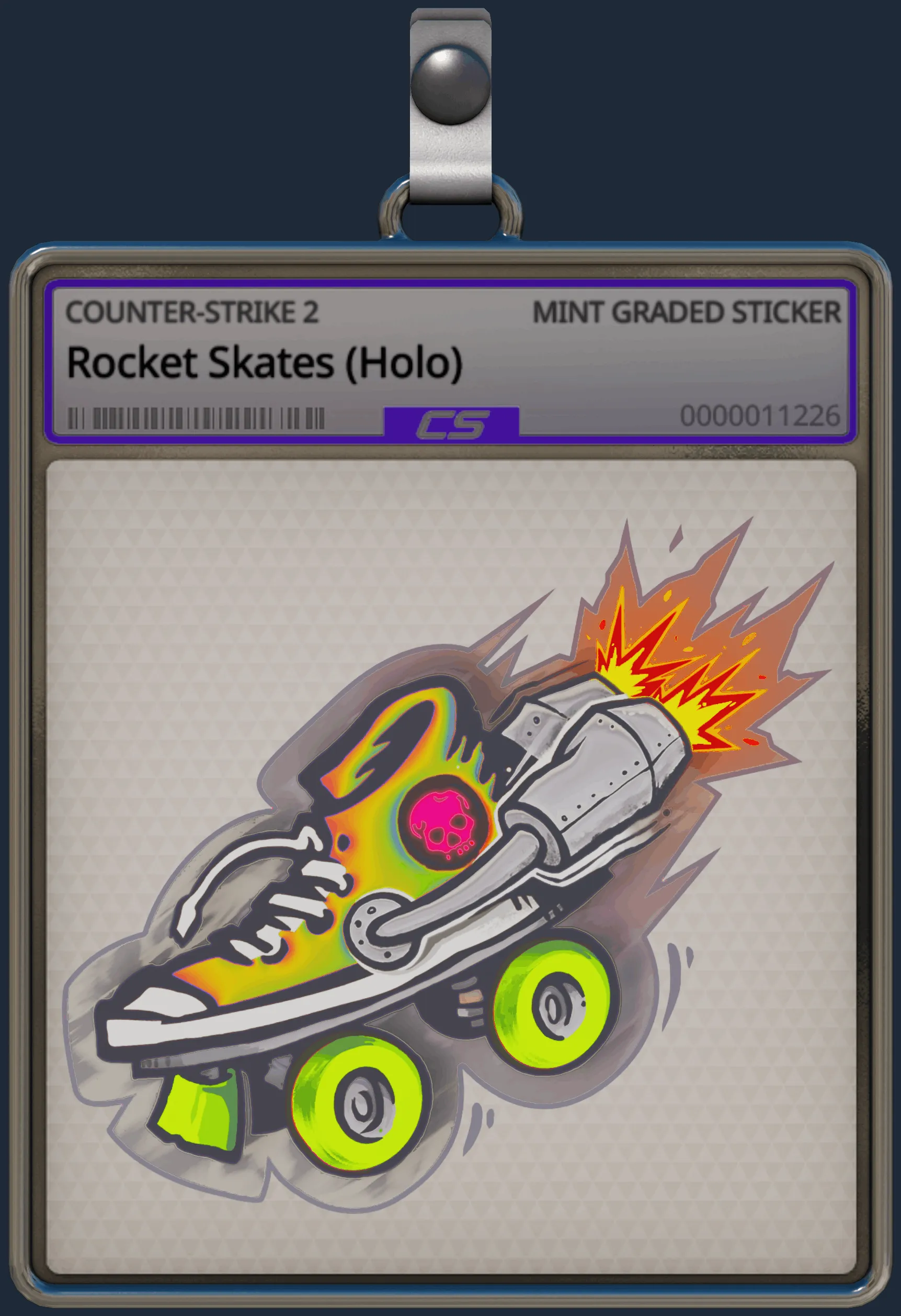 Sticker | Rocket Skates (Holo) Sticker | Rocket Skates (Holo)