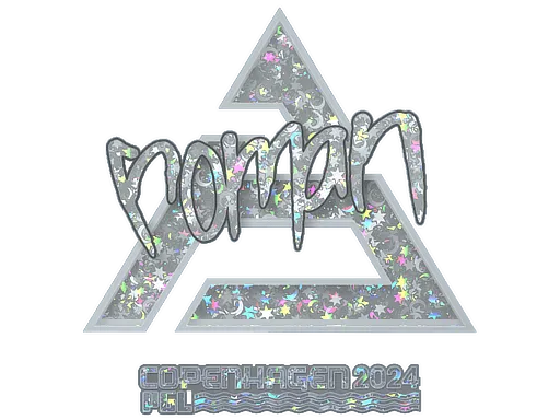 Sticker | roman (Glitter) | Copenhagen 2024