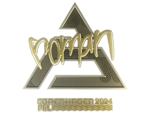 Sticker | roman (Gold) | Copenhagen 2024