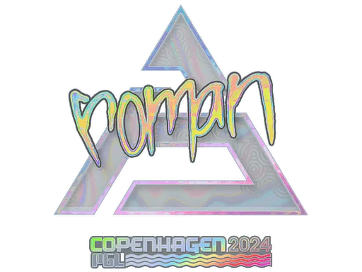 Sticker | roman (Holo) | Copenhagen 2024