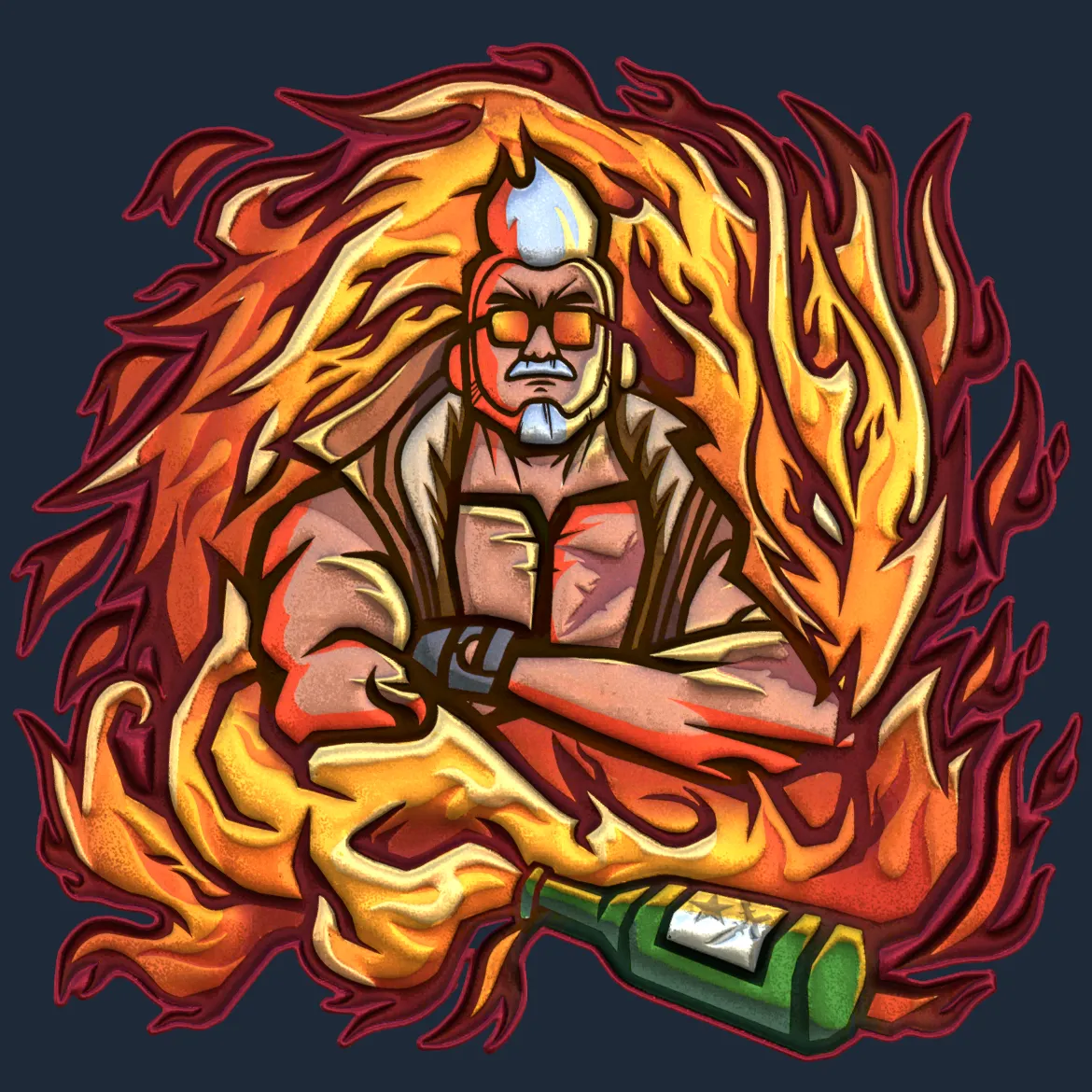Sticker | Romanov's Fire (Foil)