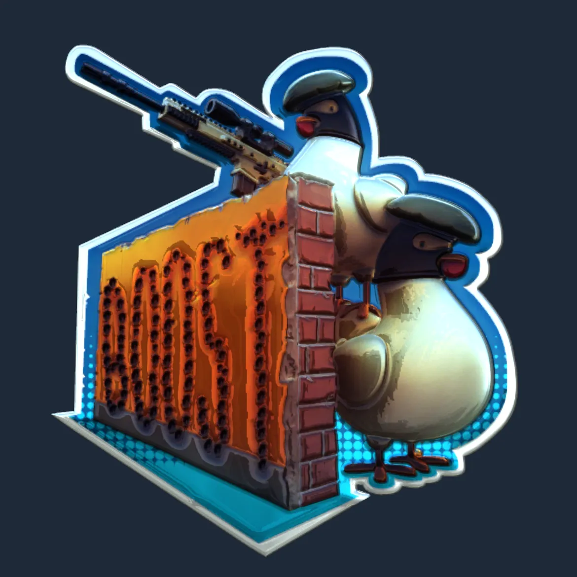 Sticker | Roosty Boosty (Foil)