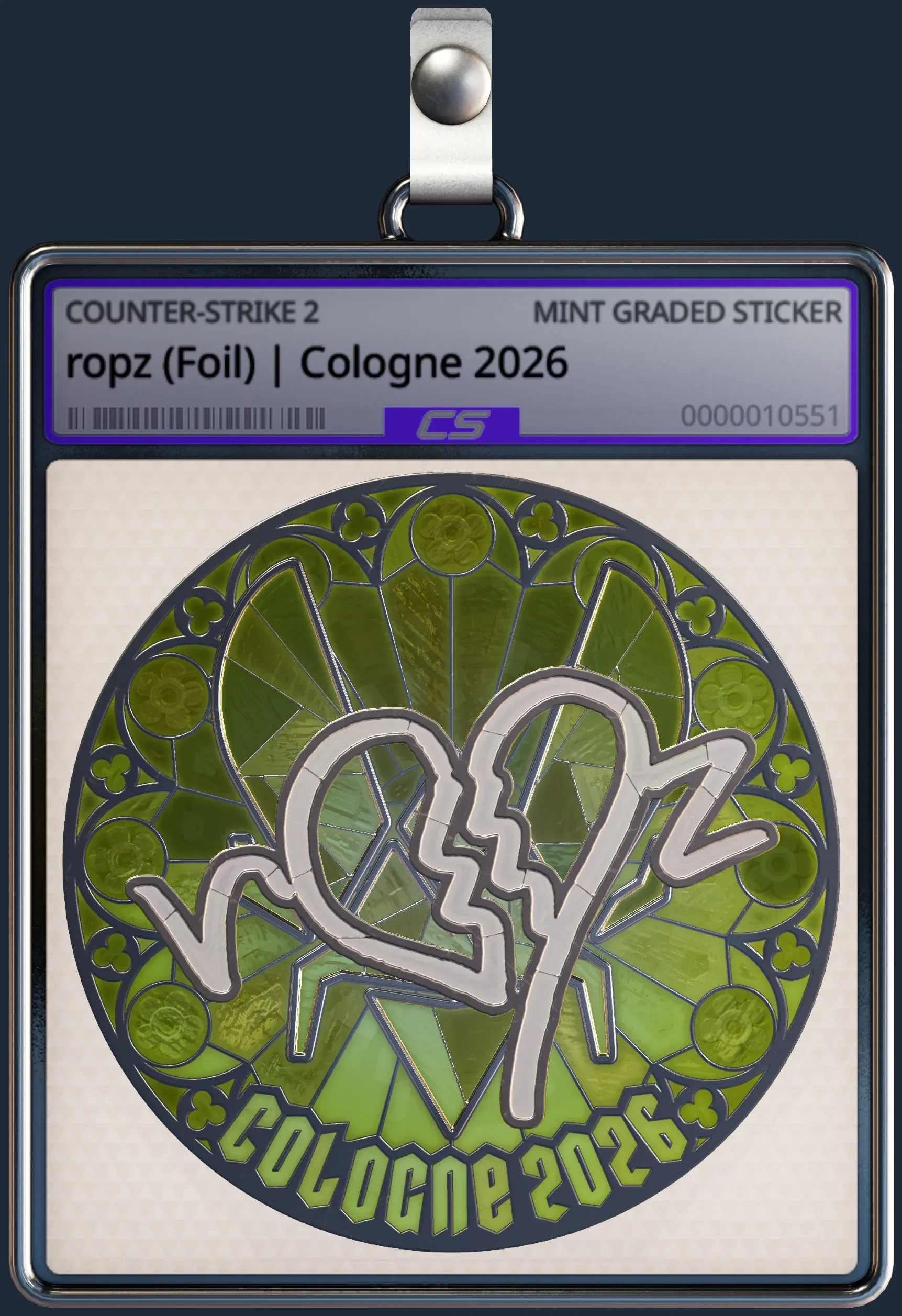 Sticker | ropz (Foil) | Cologne 2026 Sticker | ropz (Foil) | Cologne 2026