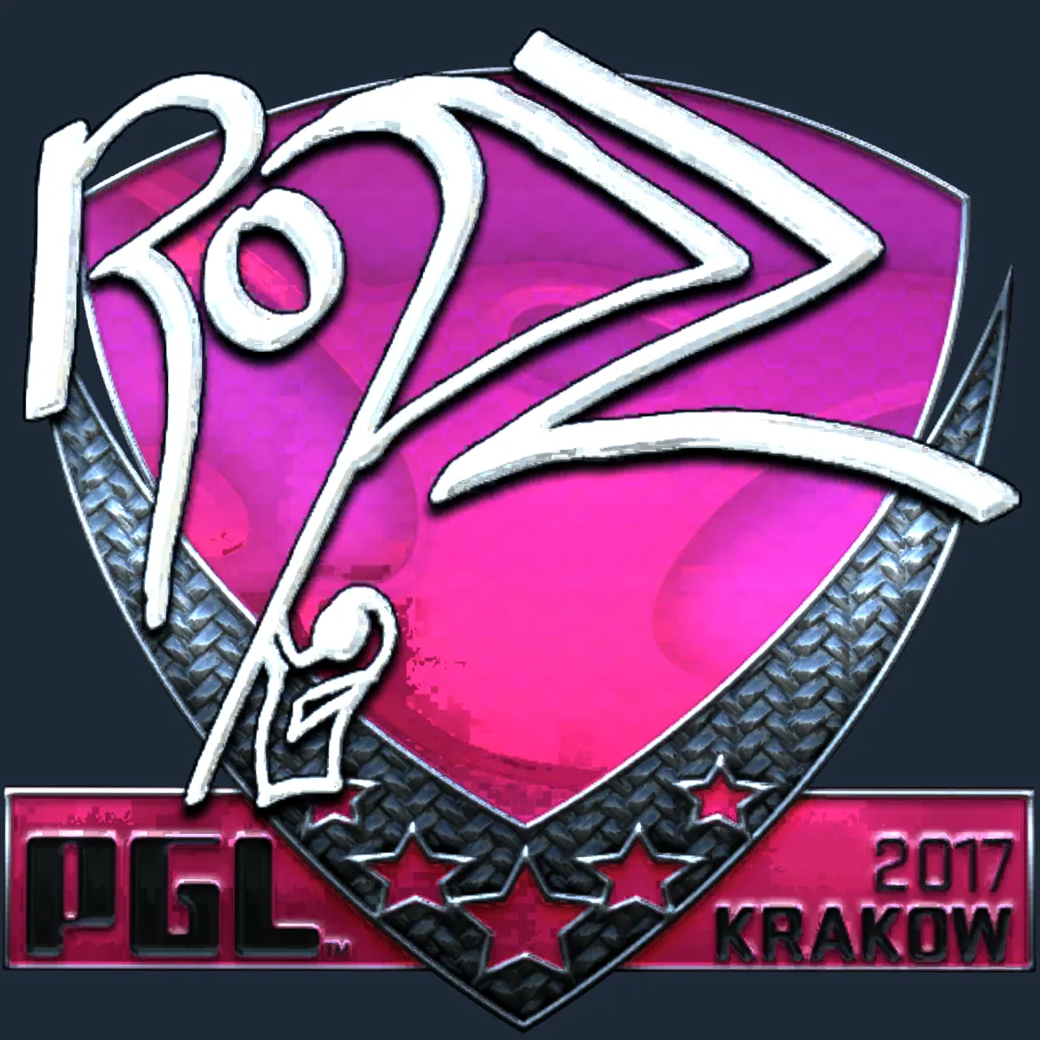 Sticker | ropz (Foil) | Krakow 2017