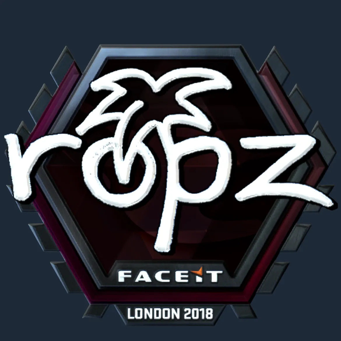 Sticker | ropz (Foil) | London 2018