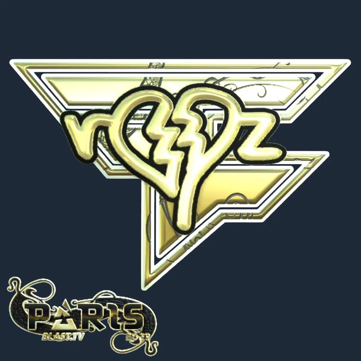 Sticker | ropz (Gold) | Paris 2023