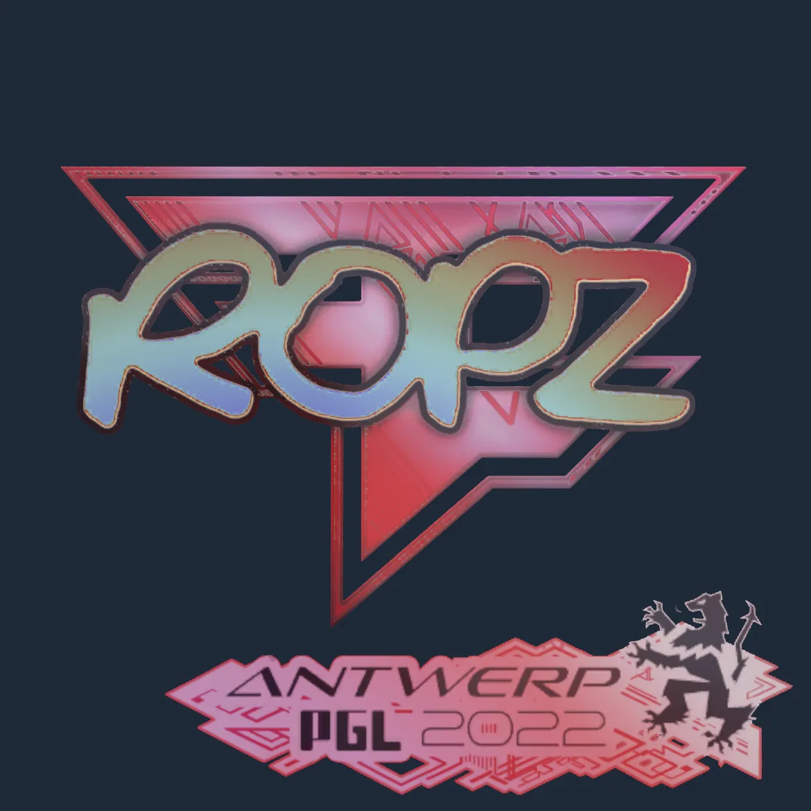 Sticker | ropz (Holo) | Antwerp 2022