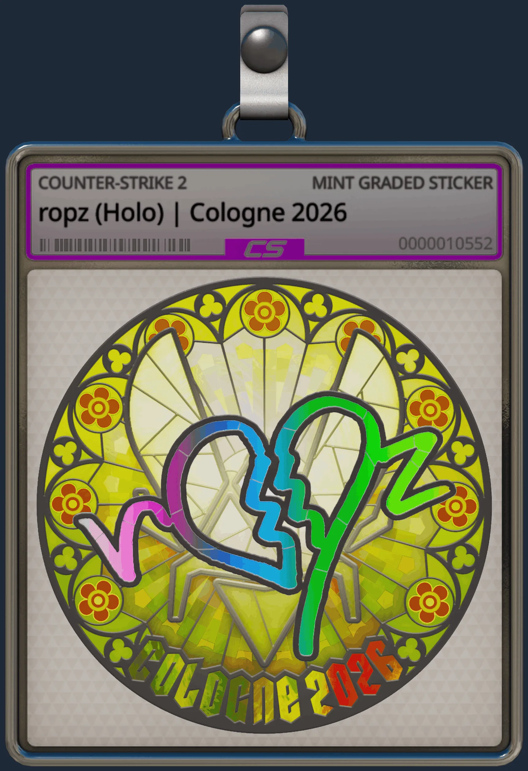 Sticker | ropz (Holo) | Cologne 2026