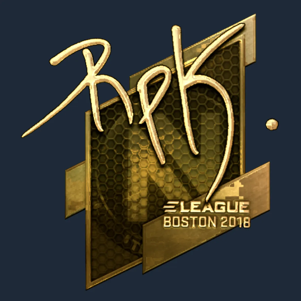 Sticker | RpK (Gold) | Boston 2018