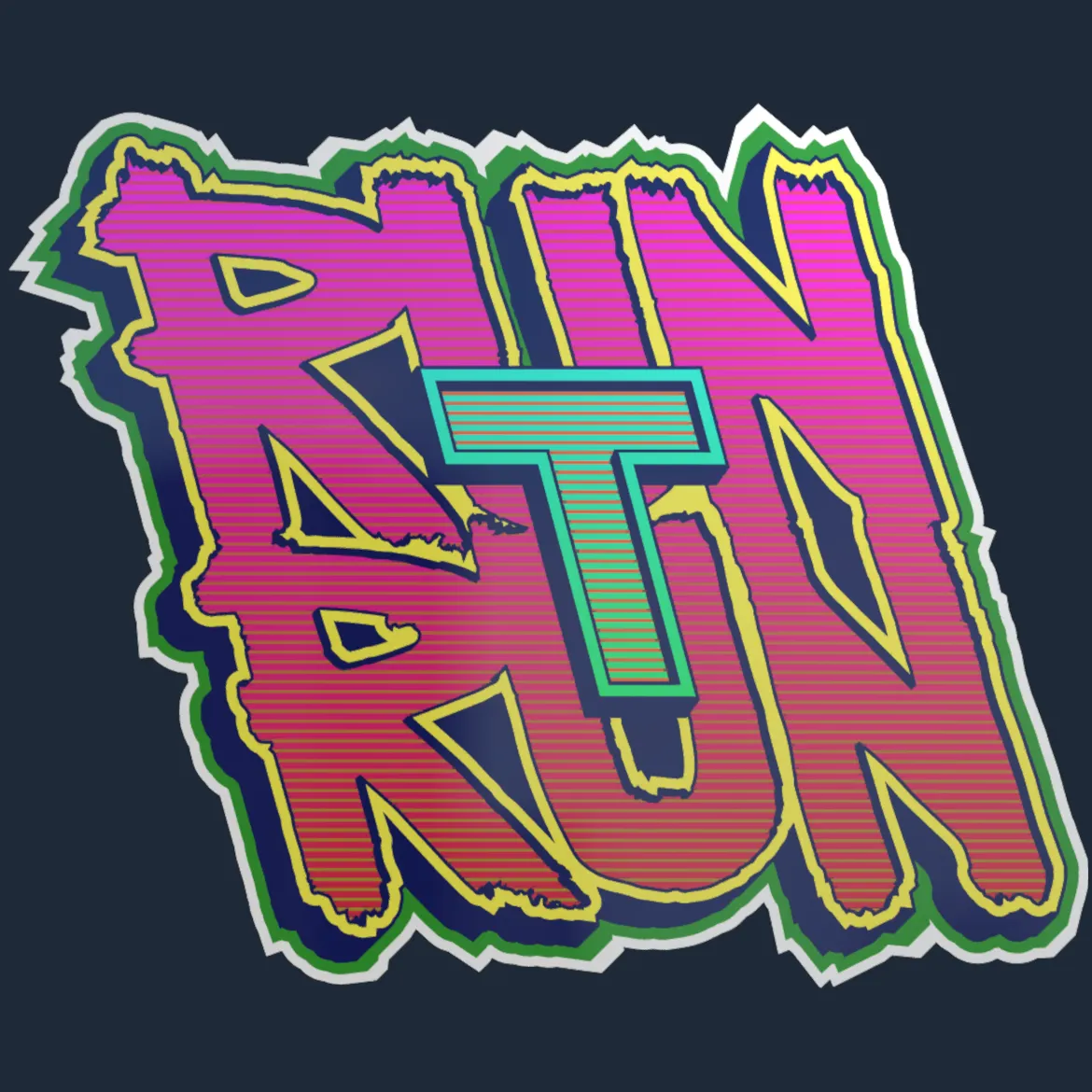 Sticker | Run T, Run